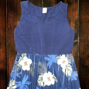 PatPat Navy Blue Women's Floral Dress